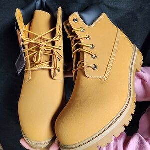 Ozark Trail Tan Men's Combat Boots